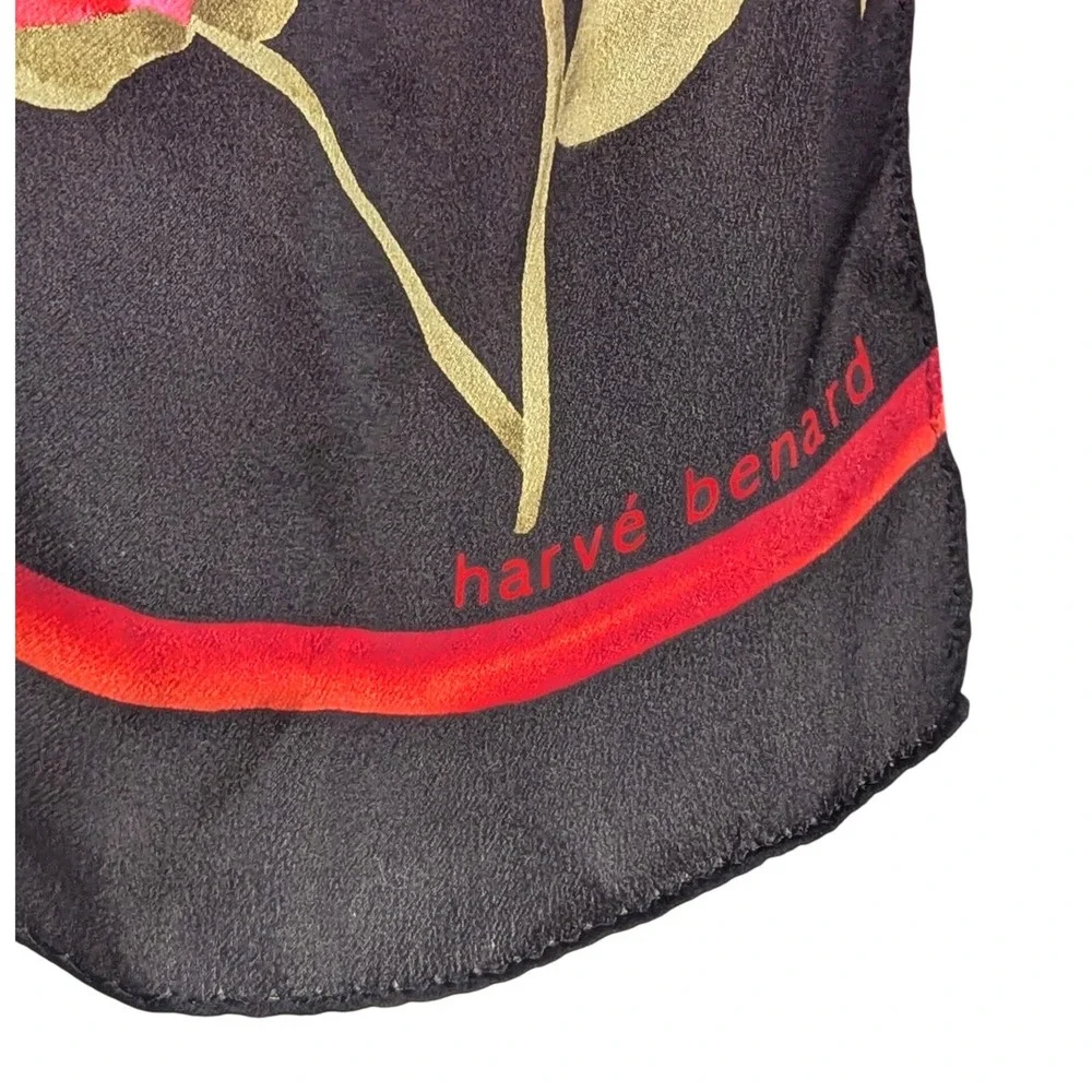 Vtg Harve Benard Silk Scarf 10